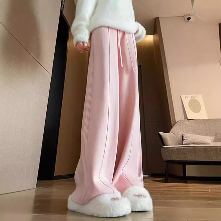 Damen Bequeme weit geschnittene Hose aus hochwertigen Materialien Drune