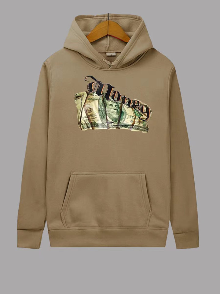Damen Kapuzenpullover mit kreativem Grafikdruck und bequemer Passform Drune