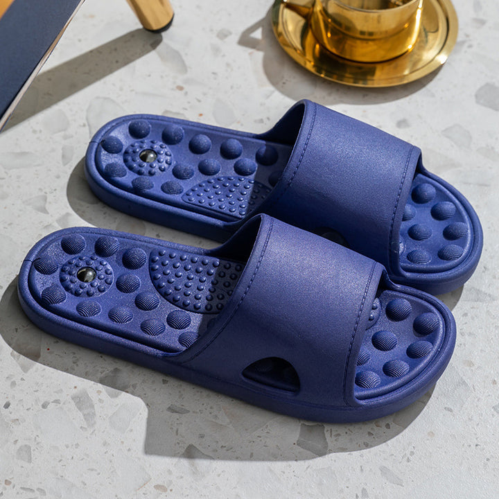 Damen Wellness-Pantoletten mit ergonomischem Fußbett und rutschfester Sohle Drune
