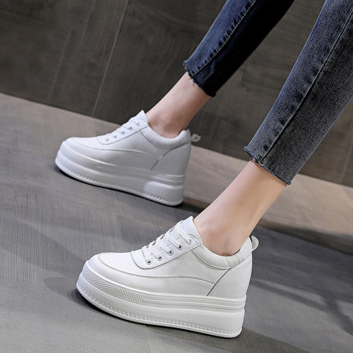 Damen Plateau Sneakers mit modischer und komfortabler Struktur Drune