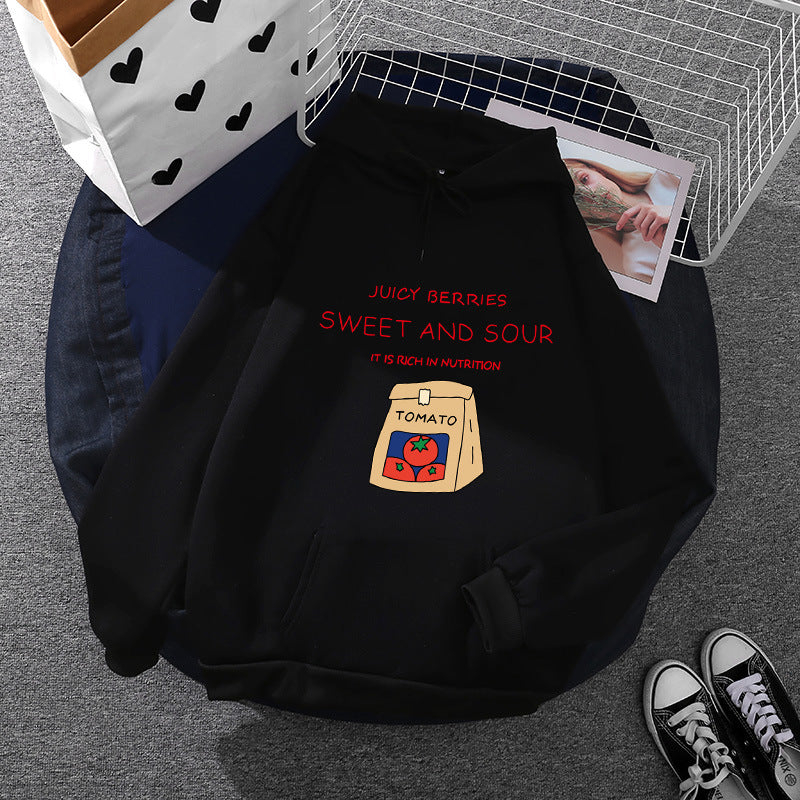 Damen Hoodie mit einzigartigem vitaminreichen Print Drune
