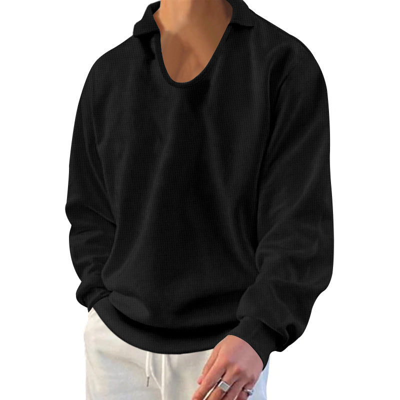 Herren lässiger Pullover mit strukturiertem Stoff und modernem Schnitt Drune