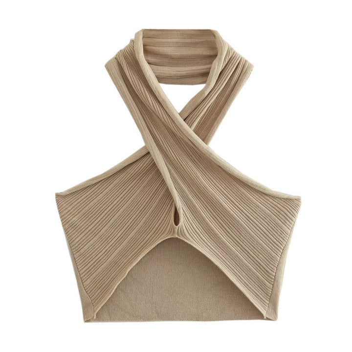 Damen weite Palazzo-Hose mit Wickeldetail Drune