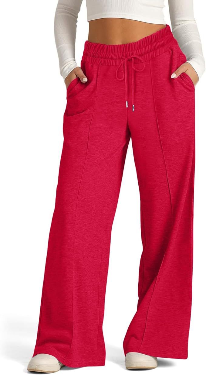 Damen Bequeme und lässige Freizeithosen mit elastischem Bund und seitlichen Taschen Drune