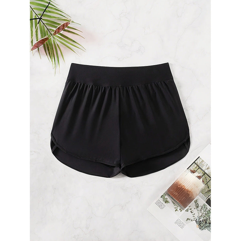 Damen Sportliche Shorts mit hohem Bund und lockerem Schnitt Drune