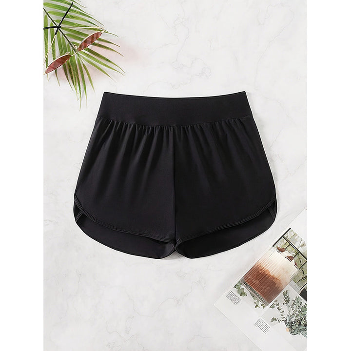 Damen Sportliche Shorts mit hohem Bund und lockerem Schnitt Drune