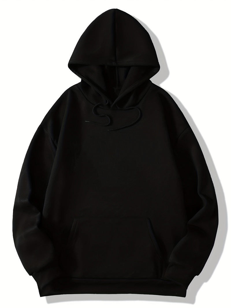 Damen Oversized Kapuzenpullover mit Kängurutasche Drune