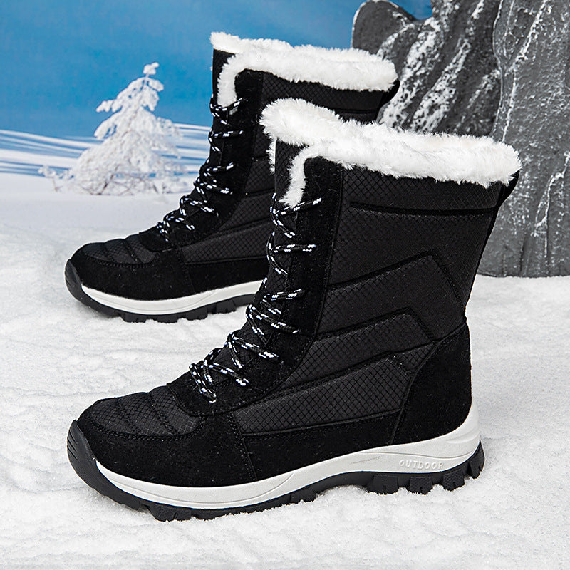 Damen Winterstiefel mit rutschfester Sohle und isolierendem Innenfutter Drune