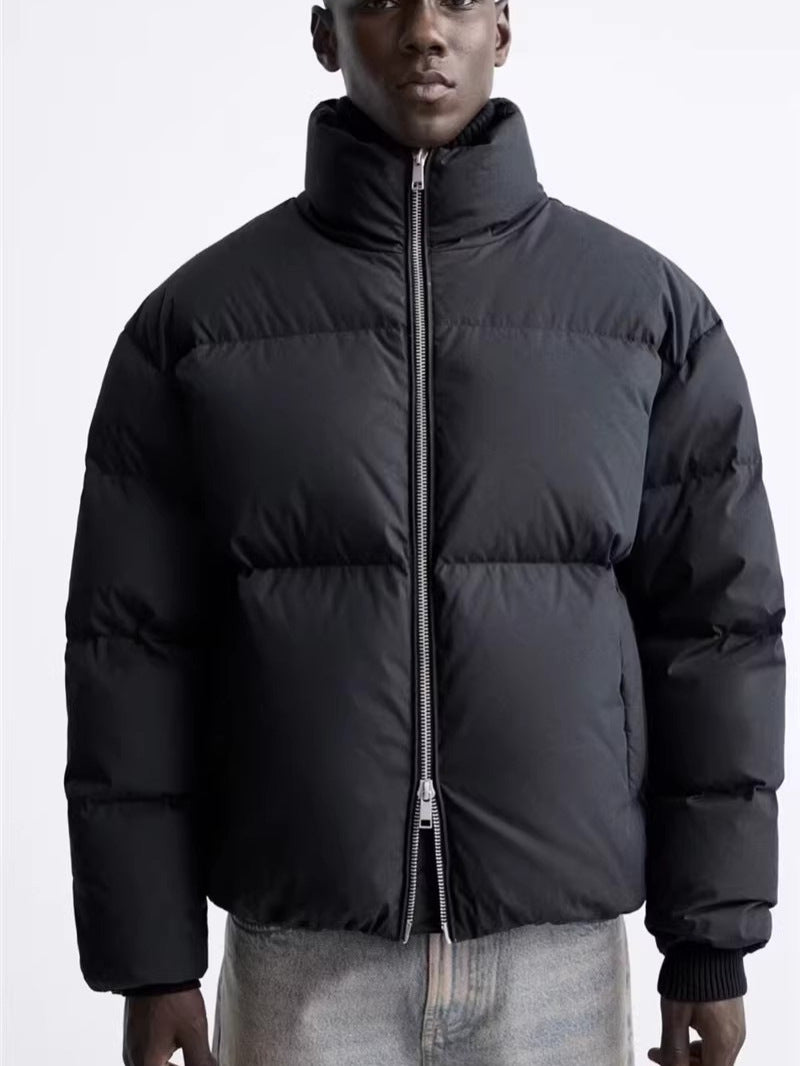 Damen gesteppte Winterjacke mit hochschließendem Kragen und seitlichen Eingrifftaschen Drune