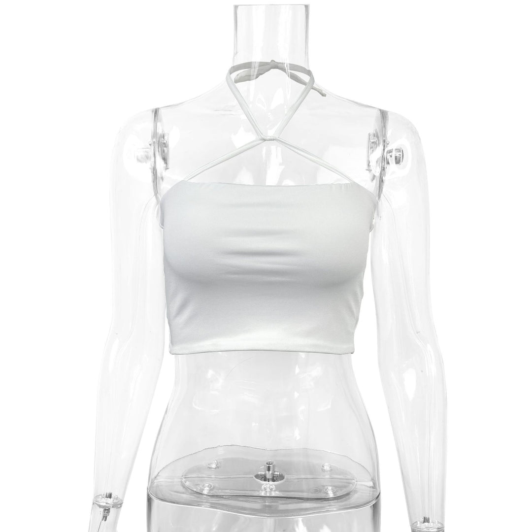 Damen Crop-Top mit raffiniertem Kreuzträger-Design Drune