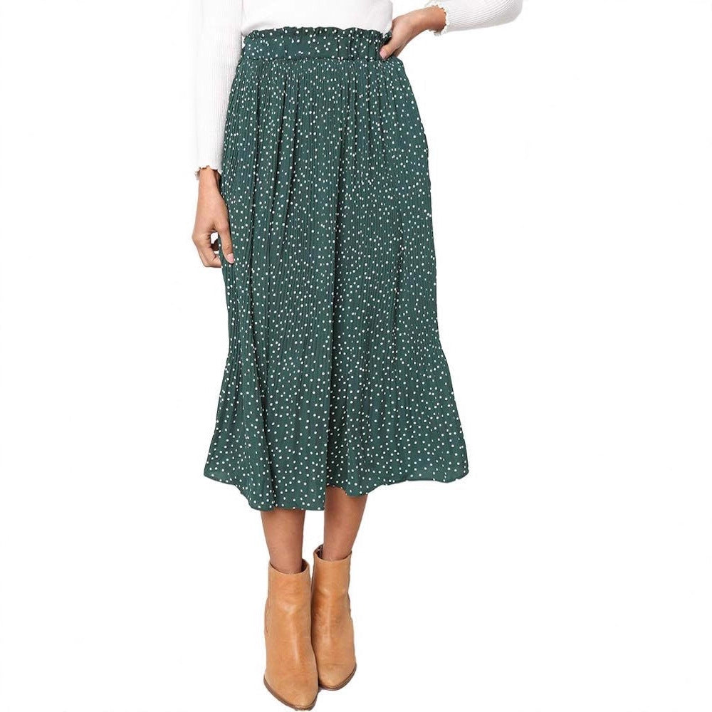 Damen Maxirock mit modischem Animal Print Drune