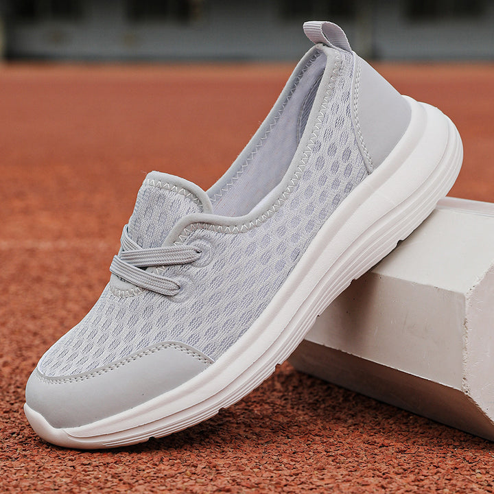 Damen nan atmungsaktiver Schlupfsneaker mit viskoelastischem Fußbett und rutschfester Sohle Drune