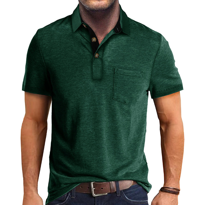 Herren Polo-Shirt mit modernen Designelementen Drune