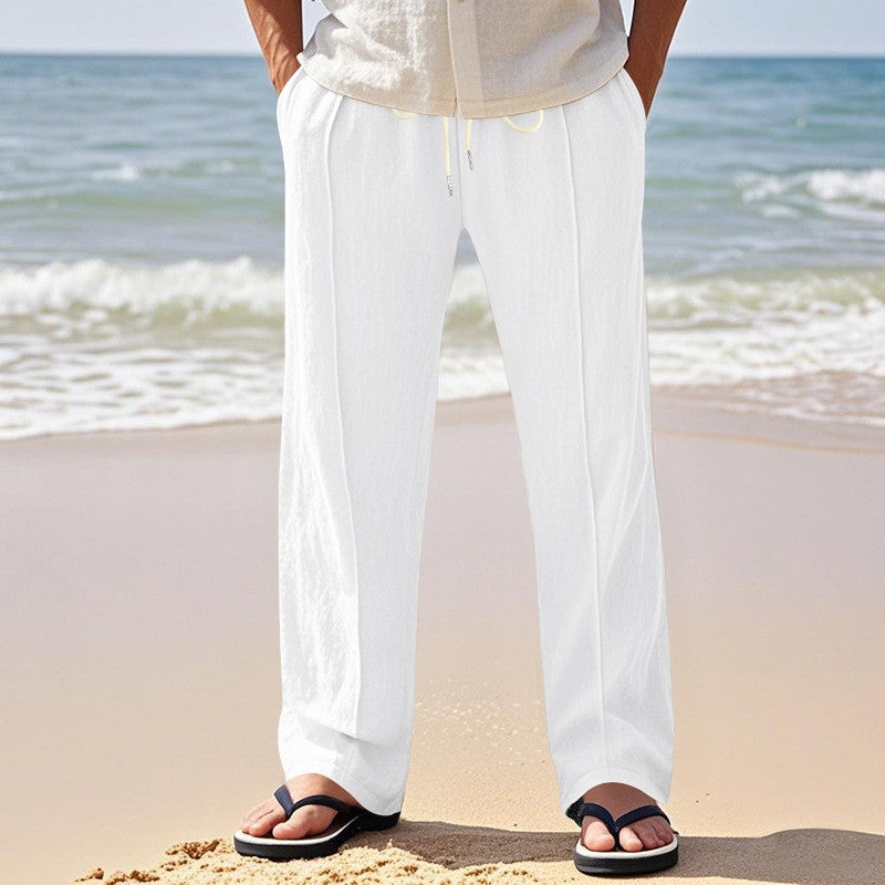 Herren Freizeithose mit elastischem Bund und seitlichen Taschen Drune