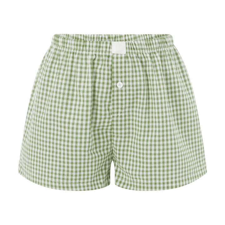 Damen Boxershorts mit kariertem Design Drune