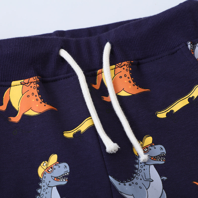 Jungen Jogginghose mit freundlichem Dinosaurier-Design Drune