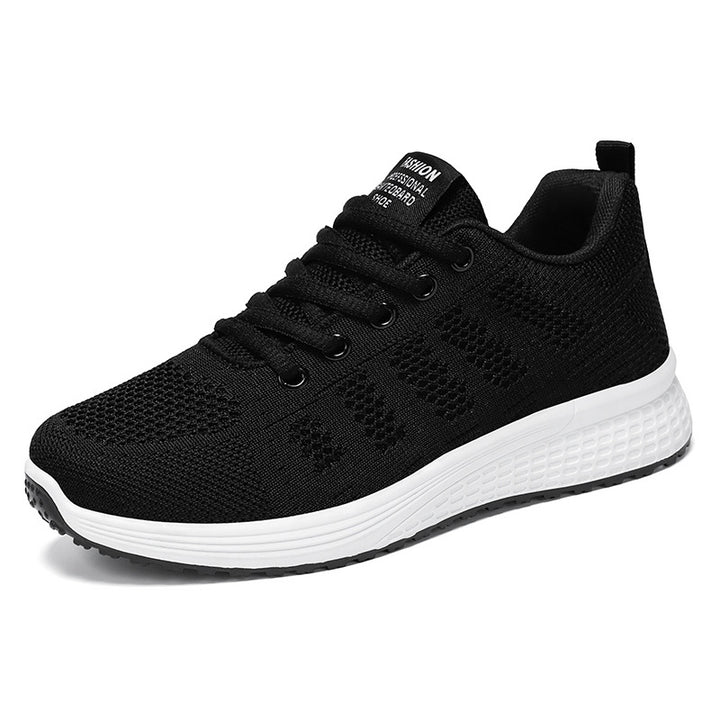 Damen nan atmungsaktiver Strick-Sneaker mit elastischem Sockenfit und dämpfender Komfortsohle Drune