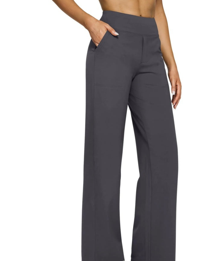 Damen weite Sporthose mit hoher Taille Drune