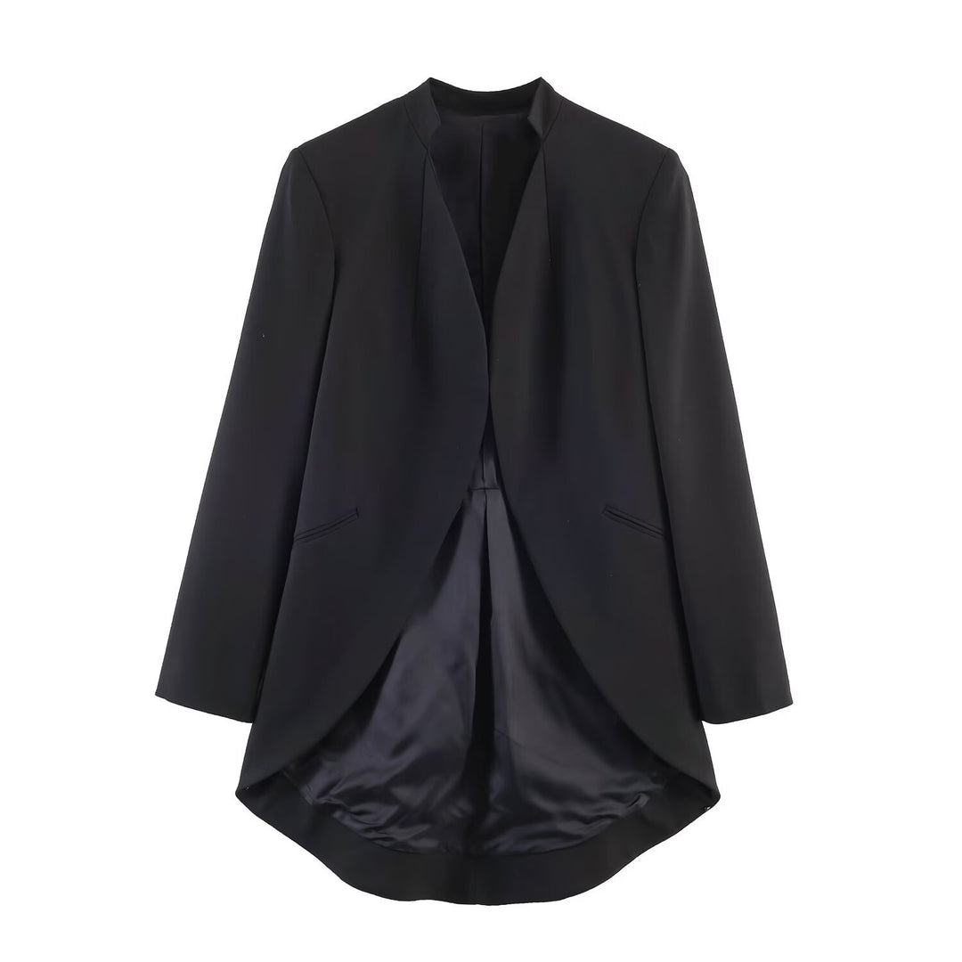 Damen elegante Stoffhose mit weitem Bein und optimierter Passform Drune