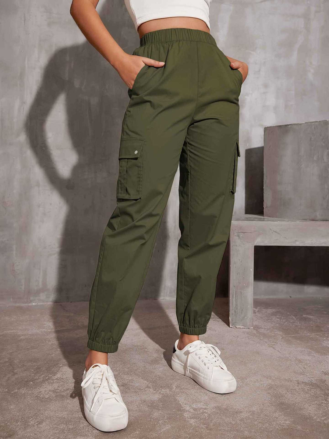 Damen Cargo-Hose mit ergonomischem Schnitt und praktischen Taschen Drune