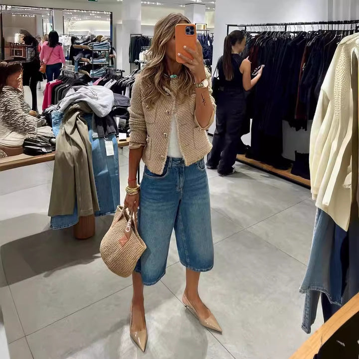 Drune | Damen Leichte Sommerjacke Elegant