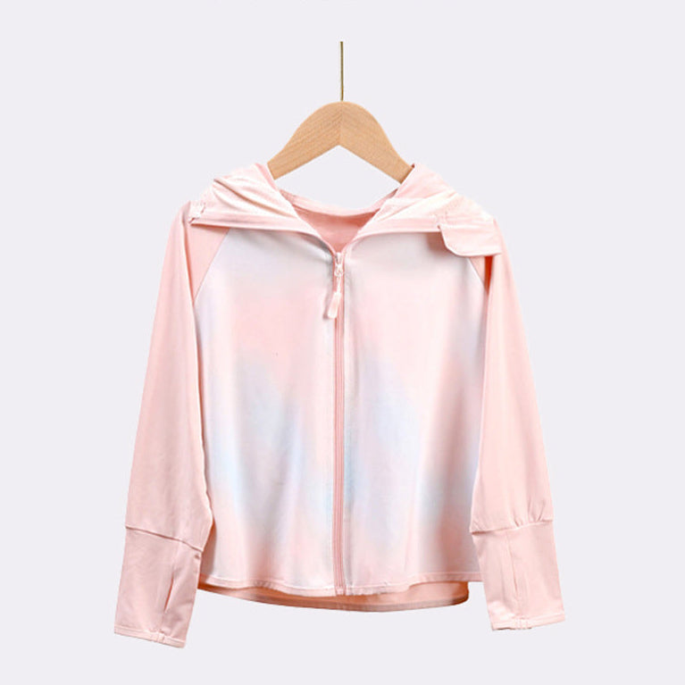 Mädchen funktionale UV-Schutzjacke mit Kapuze Drune