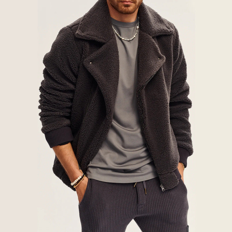 Herren weiche Teddyjacke Drune