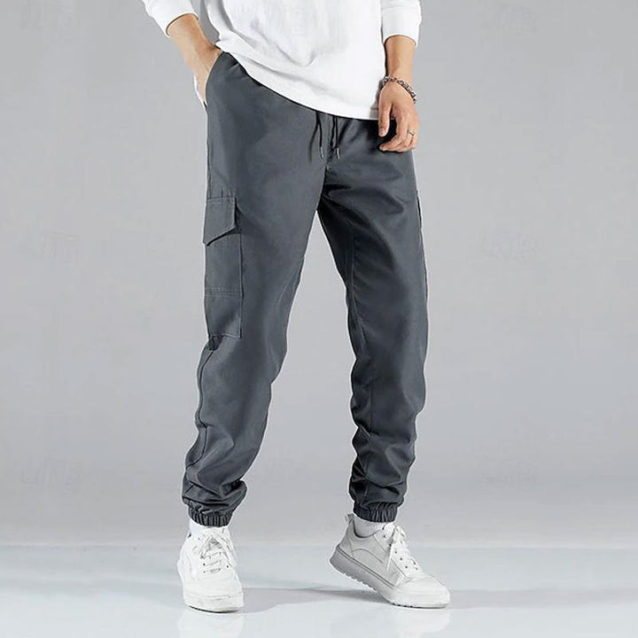 Herren Cargo-Hose mit elastischem Bund und multifunktionalen Taschen Drune