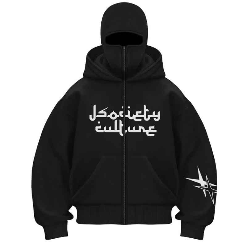 Damen Kapuzenjacke mit hohem Kragen und stylischem Reißverschluss Drune