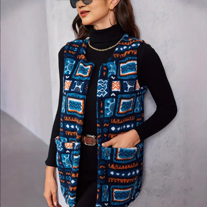 Damen Statement-Weste im Ethno-Design Drune