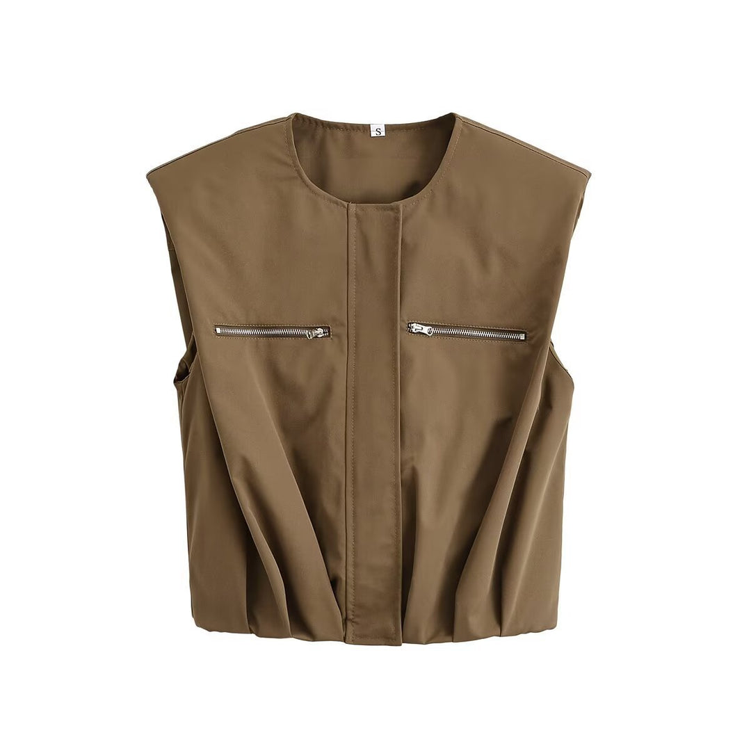 Damen Cargo-Hose mit praktischen Seitentaschen und Reißverschlussdetails Drune