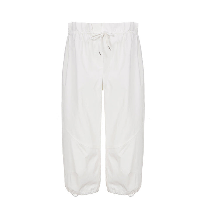 Damen Sportliche Relaxed-Fit Jogginghose mit verstellbarem Bund Drune