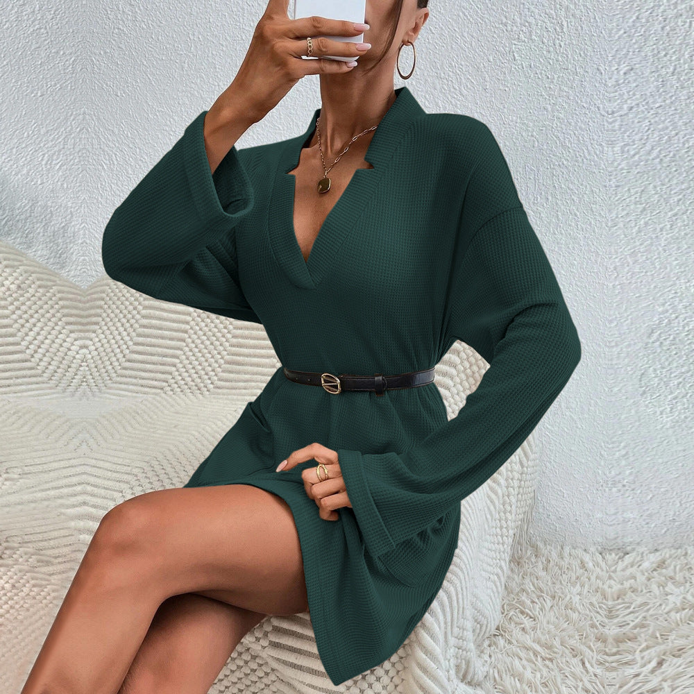 Damen Tunika-Kleid mit lässigem Schnitt und praktischen Taschen Drune