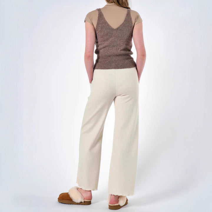 Damen weite Jersey-Hose mit elastischem Bund und praktischen Taschen Drune