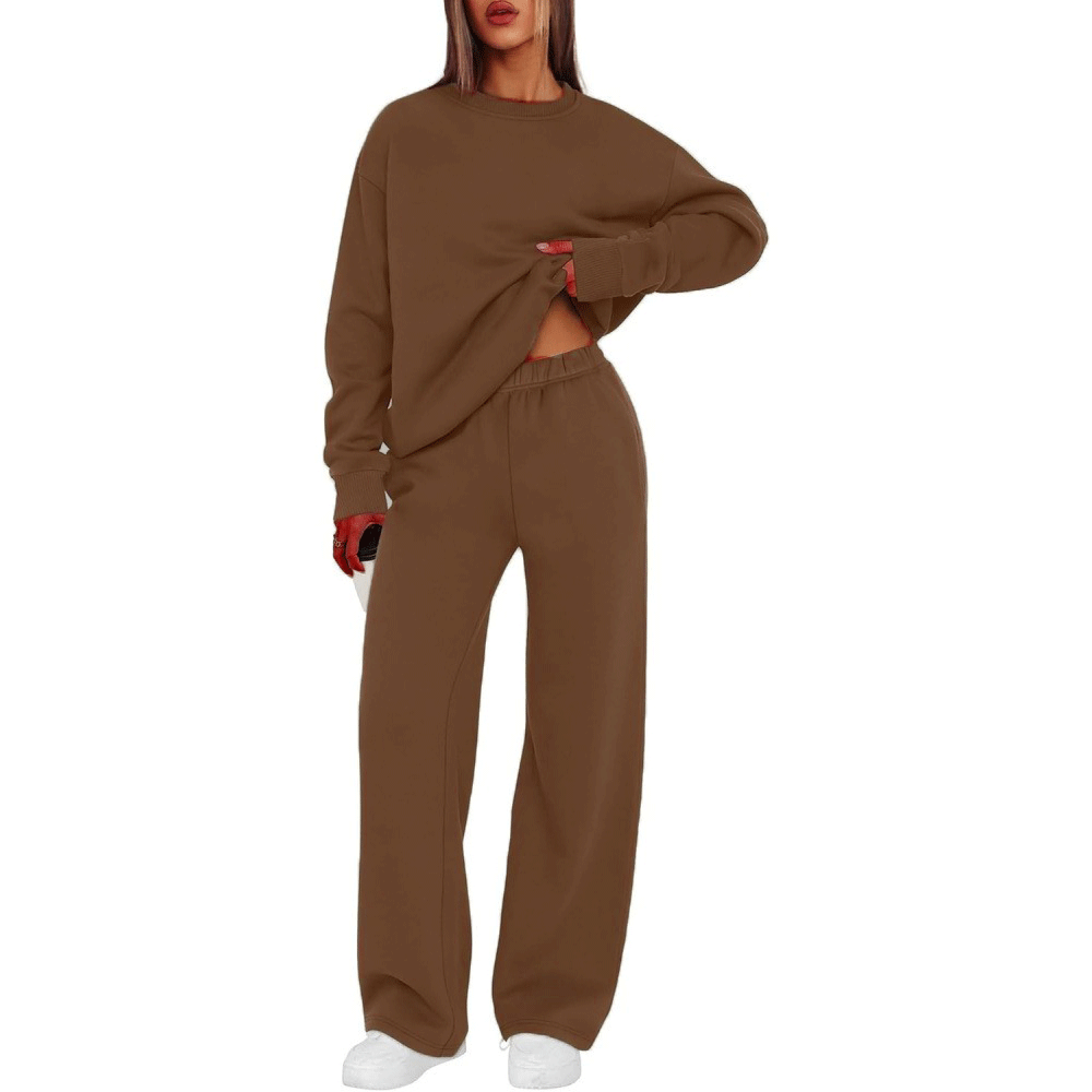 Damen nan lässiges Sweatshirt und weite Jogginghose Set Drune