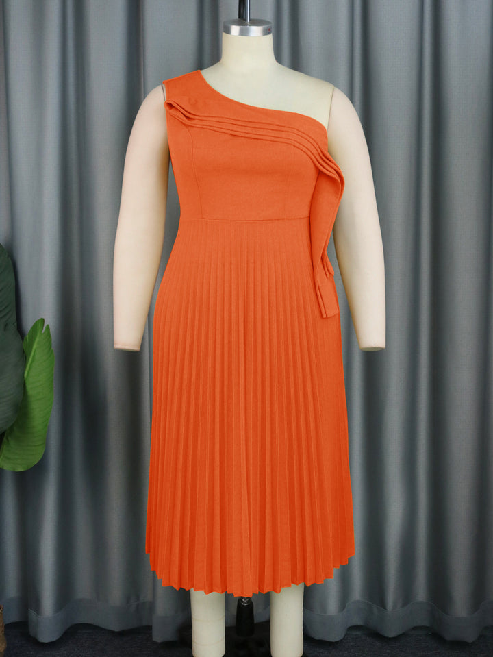 Damen Elegantes Wickelkleid mit asymmetrischem Rüschen-Design Drune
