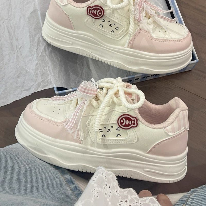 Damen Sneakers mit verspieltem Tiermotiv und komfortabler Sohle Drune