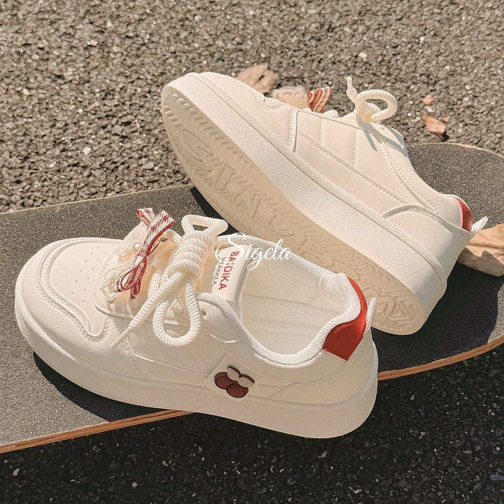 Damen Trendige Sneakers mit verspielten Details und hochwertigem Obermaterial Drune