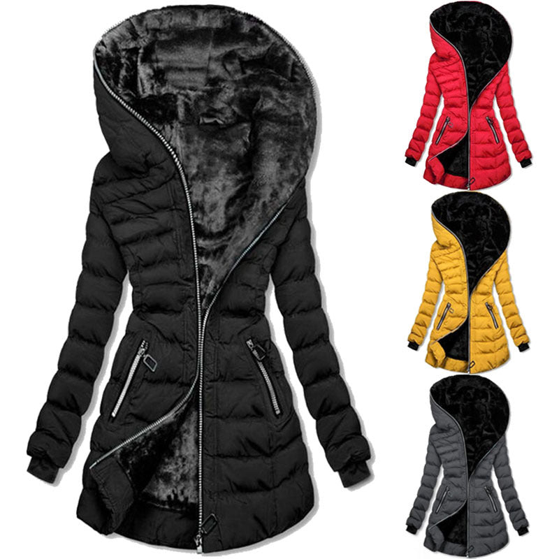 Damen Steppjacke mit kuscheligem Innenfutter und praktischem Reißverschluss Drune