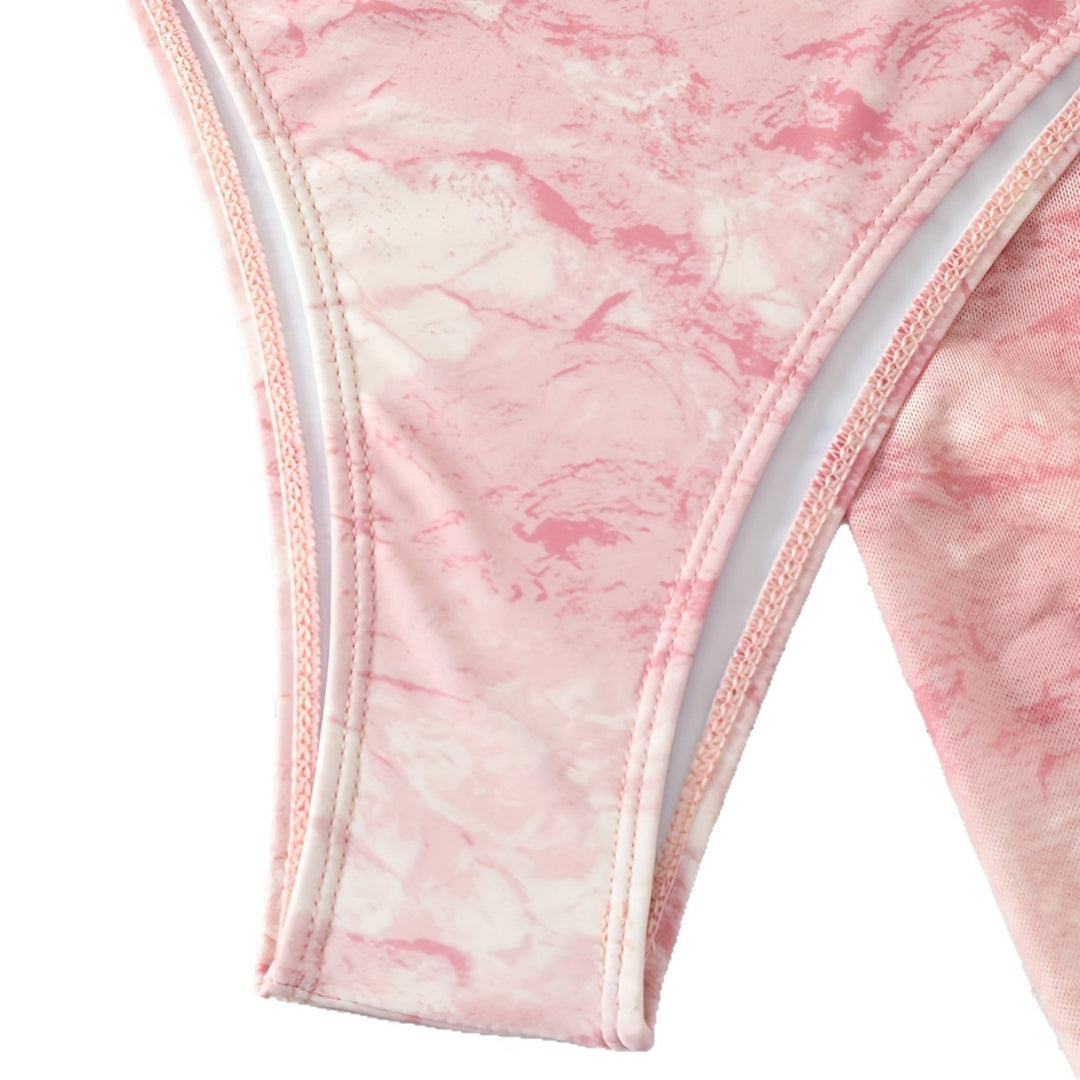 Damen Triangel-Bikini-Set mit elegantem Wickelsarong Drune