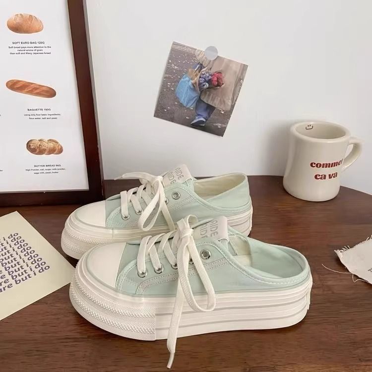 Damen Bequeme und lässige Plateau Sneakers Drune