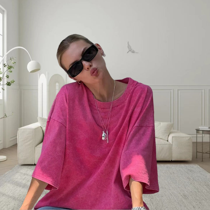 Damen Oversized Kuschelshirt Drune