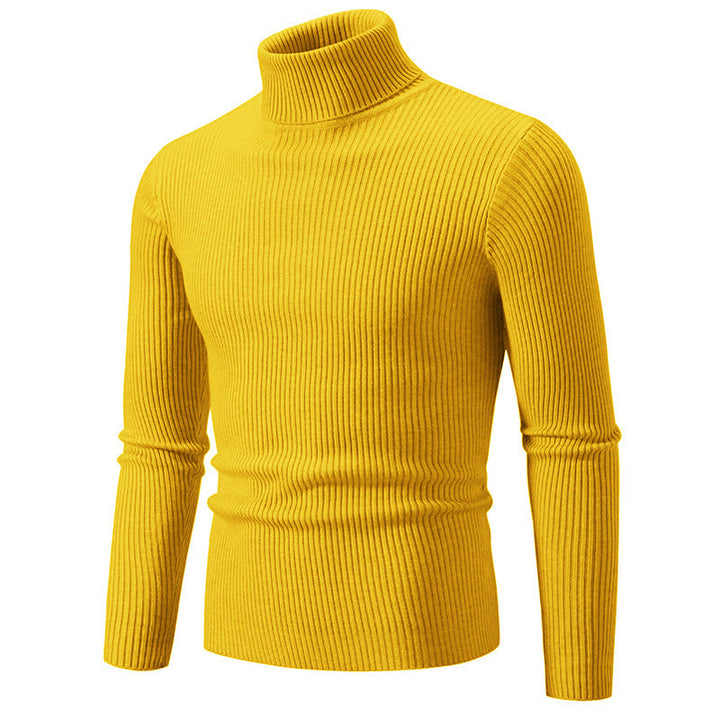 Herren feiner Rollkragenpullover aus langlebigem Strickmaterial Drune