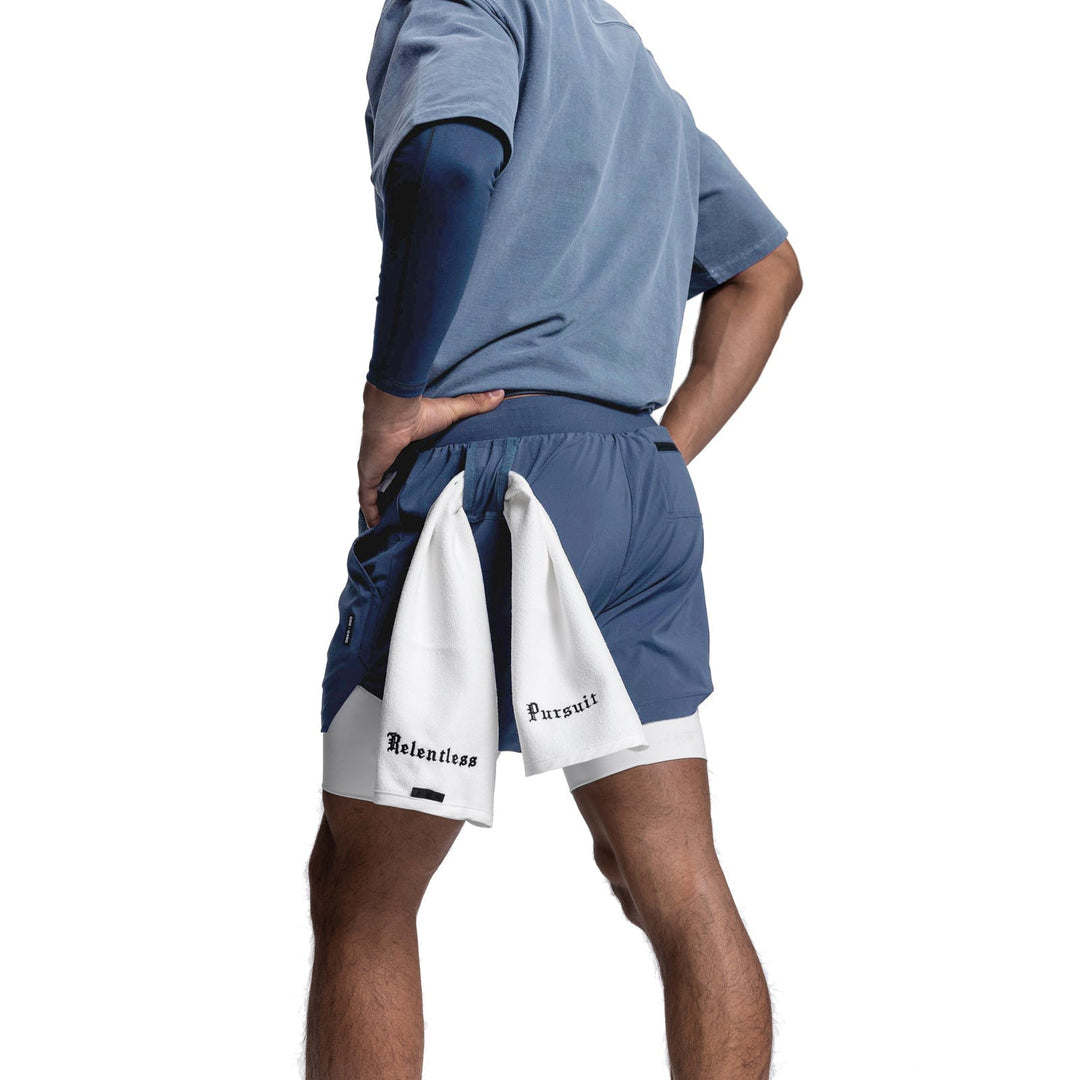 Drune | Doppellagige Shorts mit Tasche