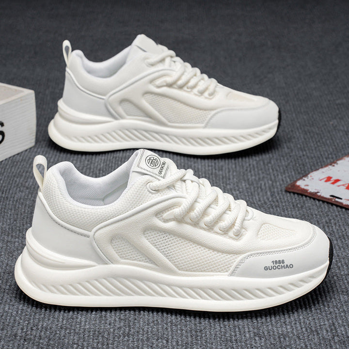Damen Sportliche Freizeit Sneakers mit atmungsaktiver Mesh-Oberfläche und dämpfender Sohle Drune