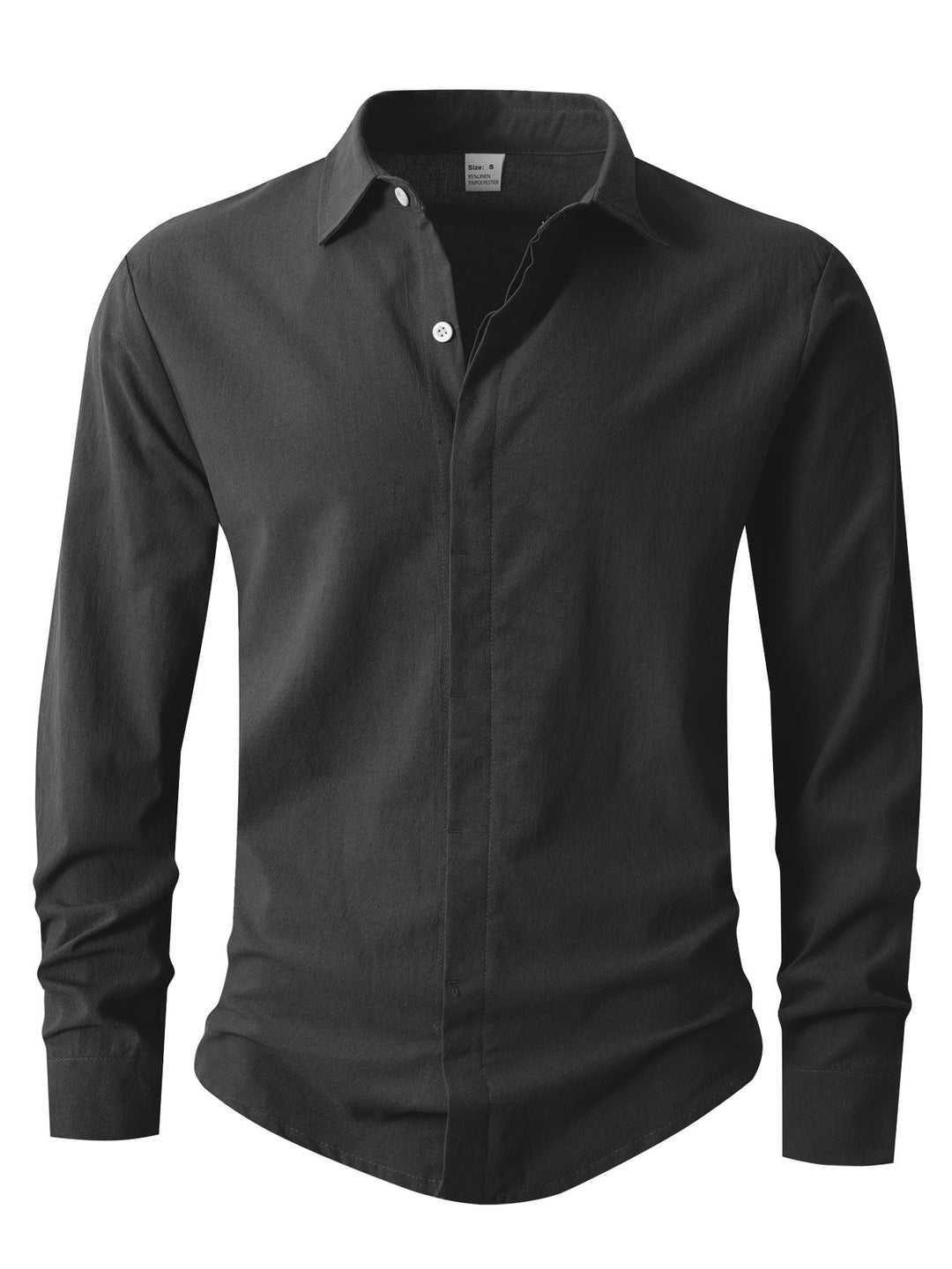 Herren Elegantes Casual-Hemd mit Slim-Fit Schnitt Drune