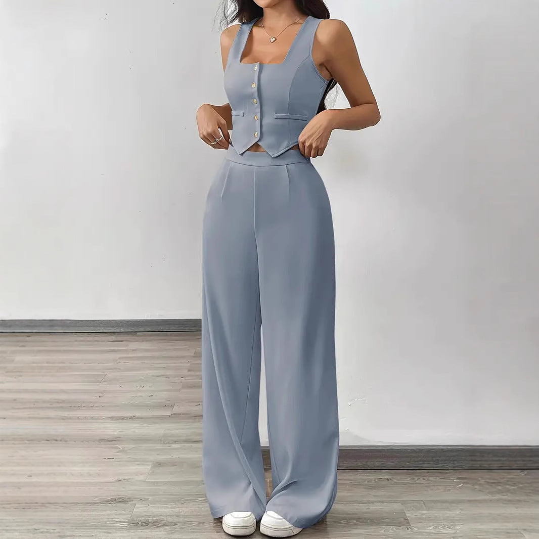 Damen modisches Zweiteiler Set Drune