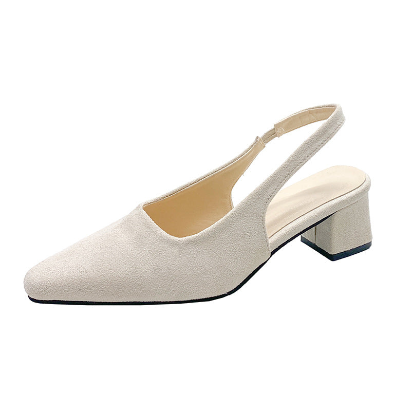 Damen Elegante Slingback Blockabsatz Mules Drune