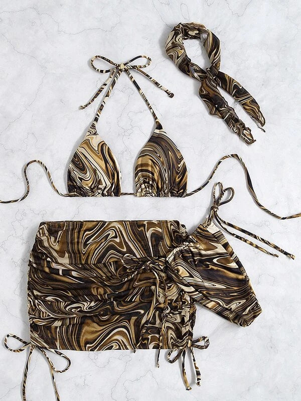 Damen Bikini-Set mit verspieltem Schnitt und modischen Akzenten Drune