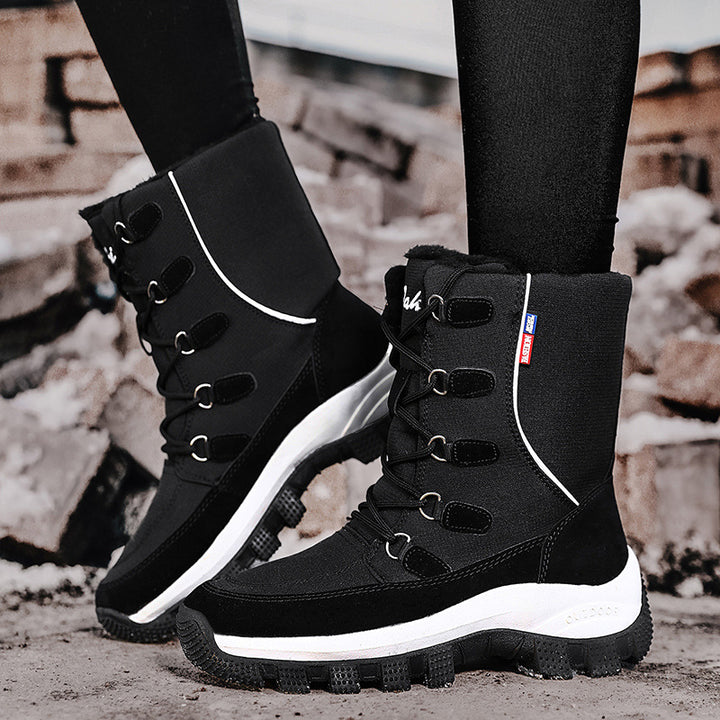 Damen Winterboots mit isolierender Fütterung und rutschfester Sohle Drune